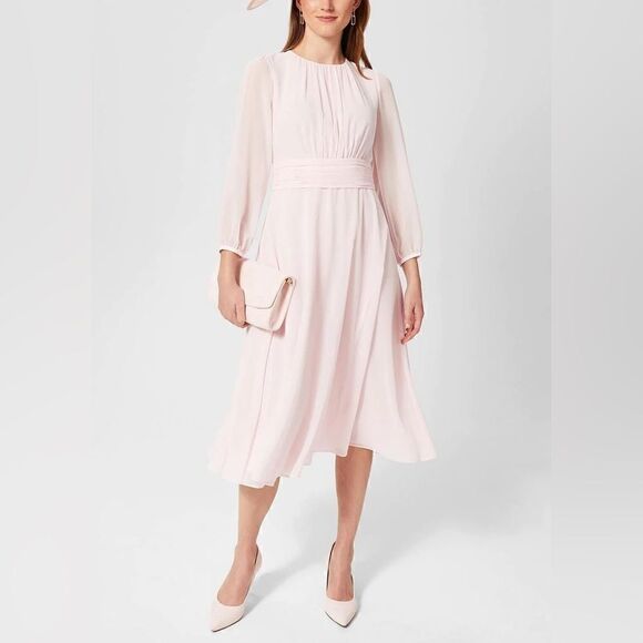 HOBBS
Arianne Dress  Pale-Pink - Picture 1 of 13